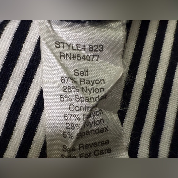 Cabi Life Jacket Navy And White Striped Nautical Soft Blazer Size Small #823 - Picture 8 of 10